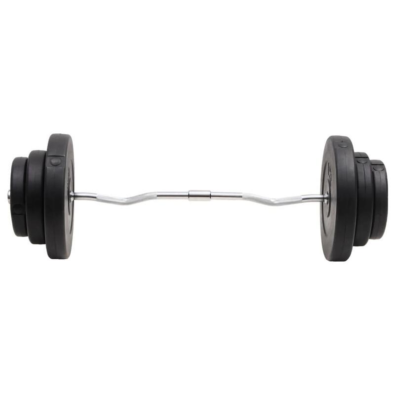 Mancuerna curl con discos 60 kg