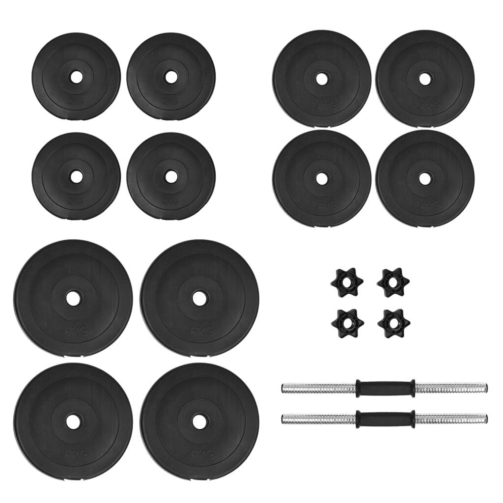 Mancuernas con discos 40 kg 2/5
