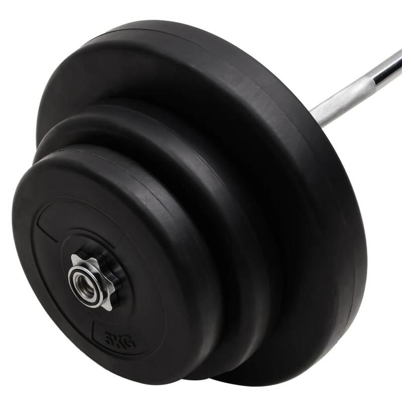 Mancuerna curl con discos 60 kg