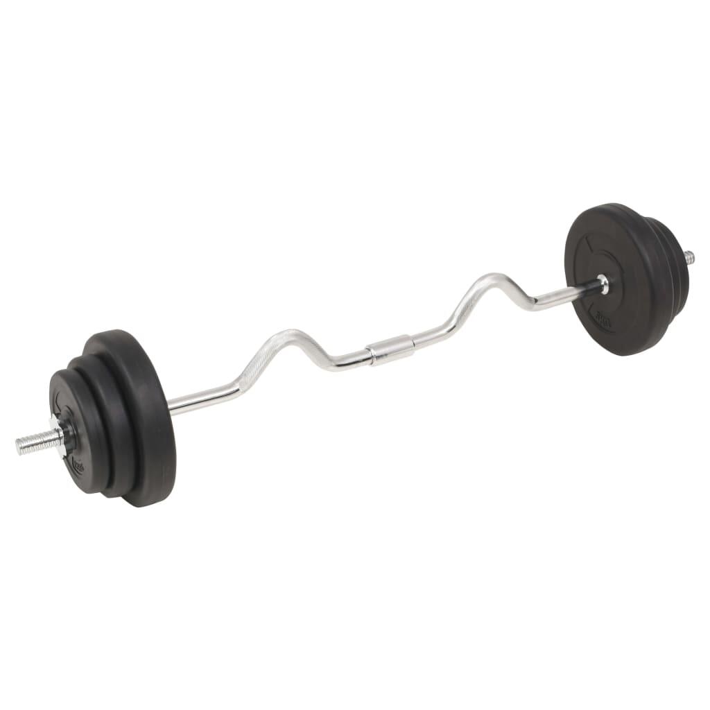 Juego de barras y pesas 30 kg 4/5
