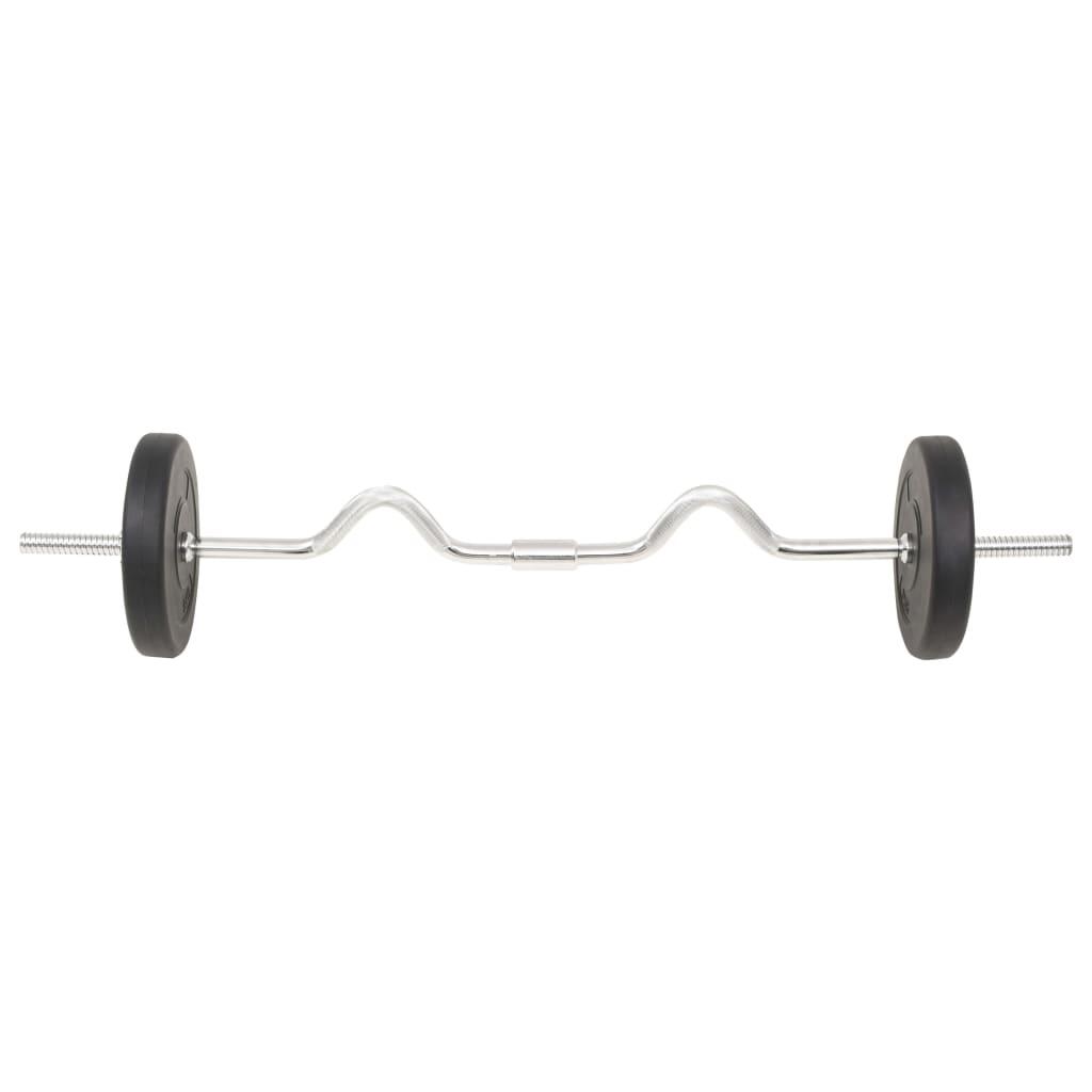 Juego de barras y pesas 30 kg 5/5