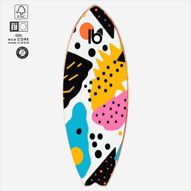 Balance Board - Tabla de equilibrio surf Iboards modelo Crunchy 80cm x 29,5cm