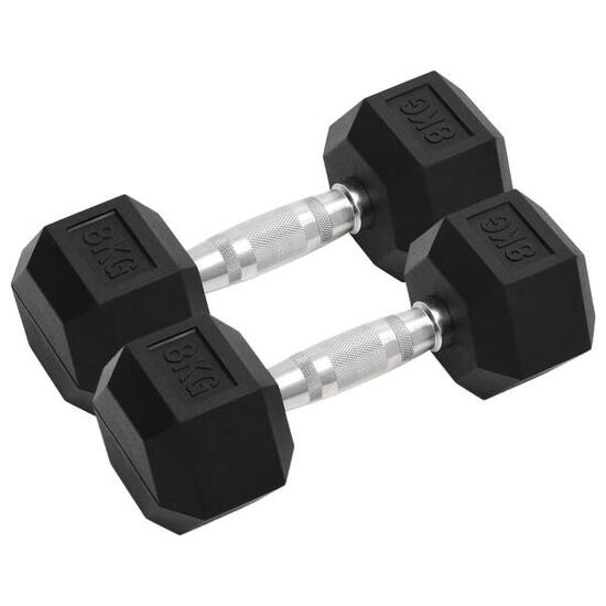 VidaXL Hantle 2 szt. 16 kg żeliwo