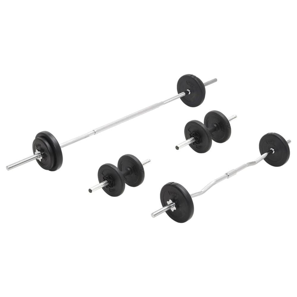Juego de barras y pesas 30 kg 2/5