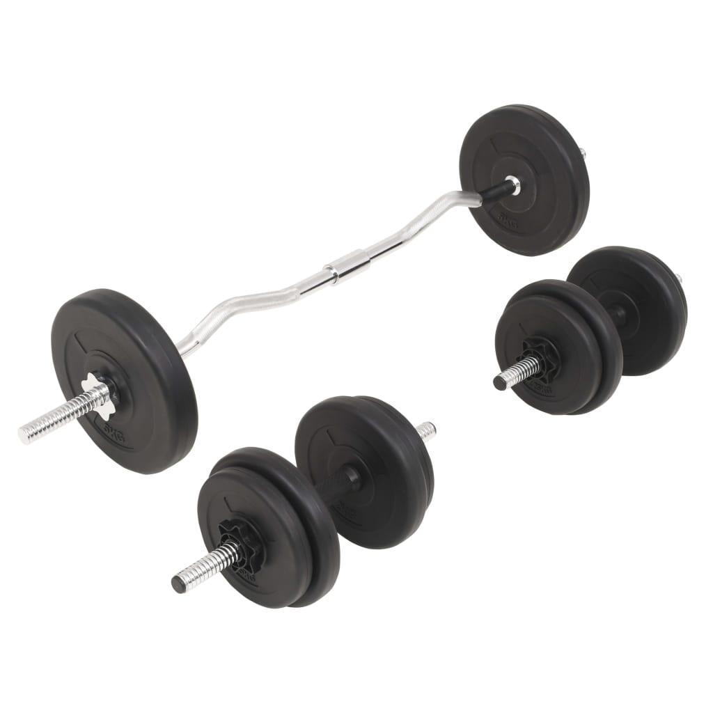 Conjunto ajustable de pesas VidaXL 30 kg 3/5