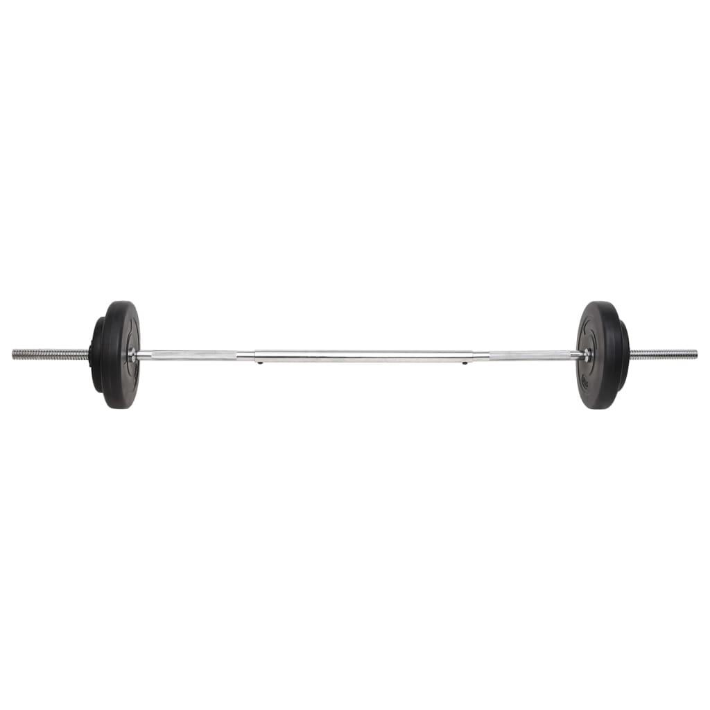 Juego de barras y mancuernas con discos 60 kg 5/5