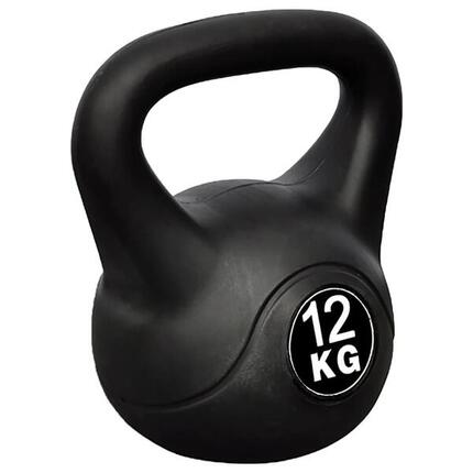VidaXL Kettlebell 12 kg, Beton mit Kunststoffüberzug