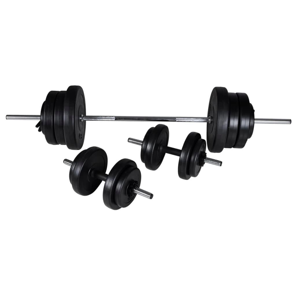 Juego de barras + 2 mancuernas 60,5kg 2/5