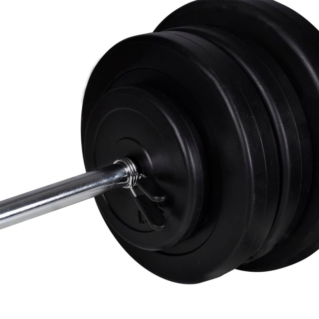 Juego de barras + 2 mancuernas 60,5kg 3/5