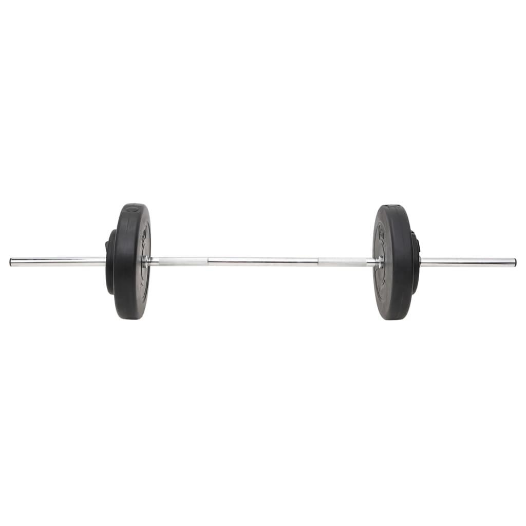 Juego de barras y mancuernas con discos 60 kg 4/5