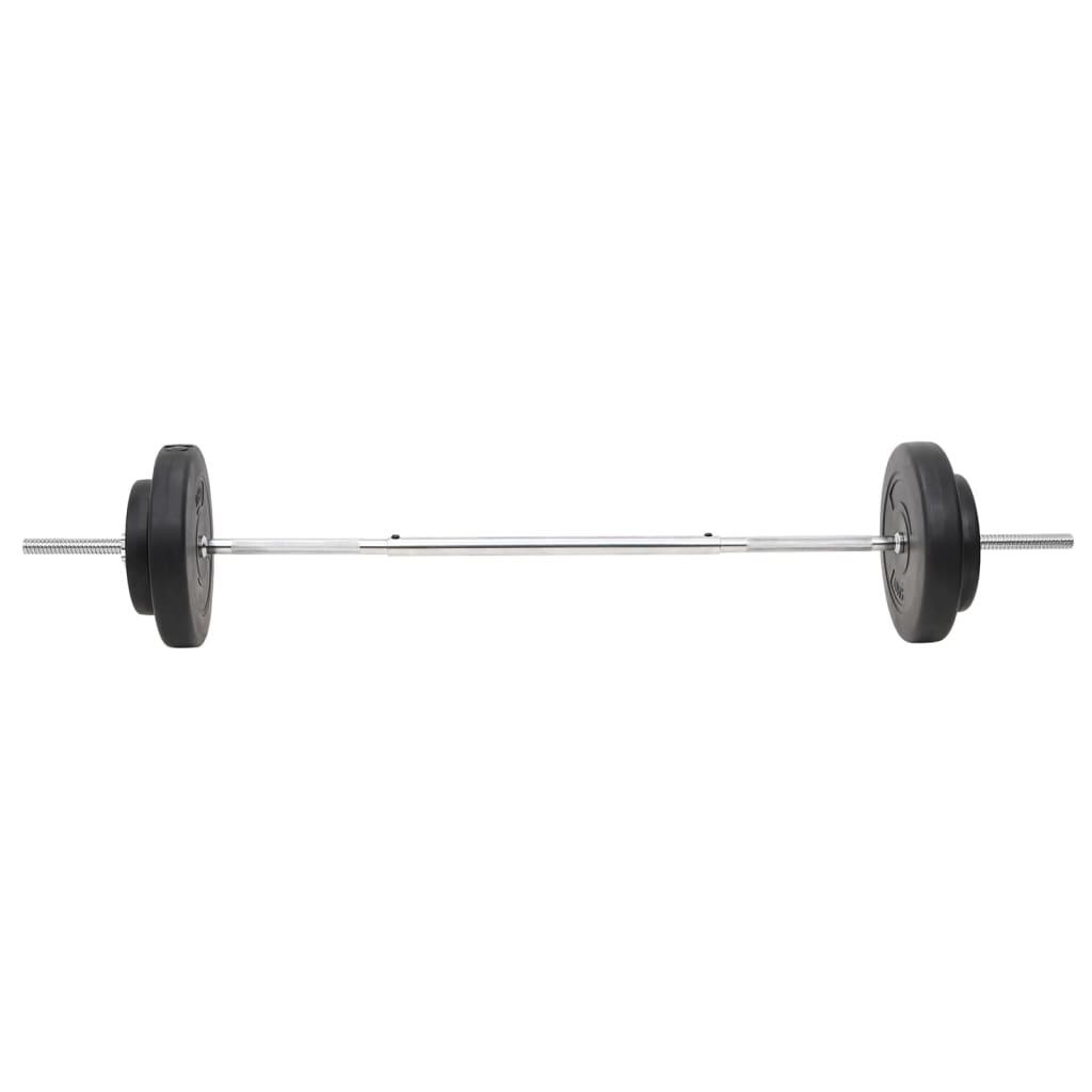 Juego de barras y mancuernas con discos 60 kg 5/5