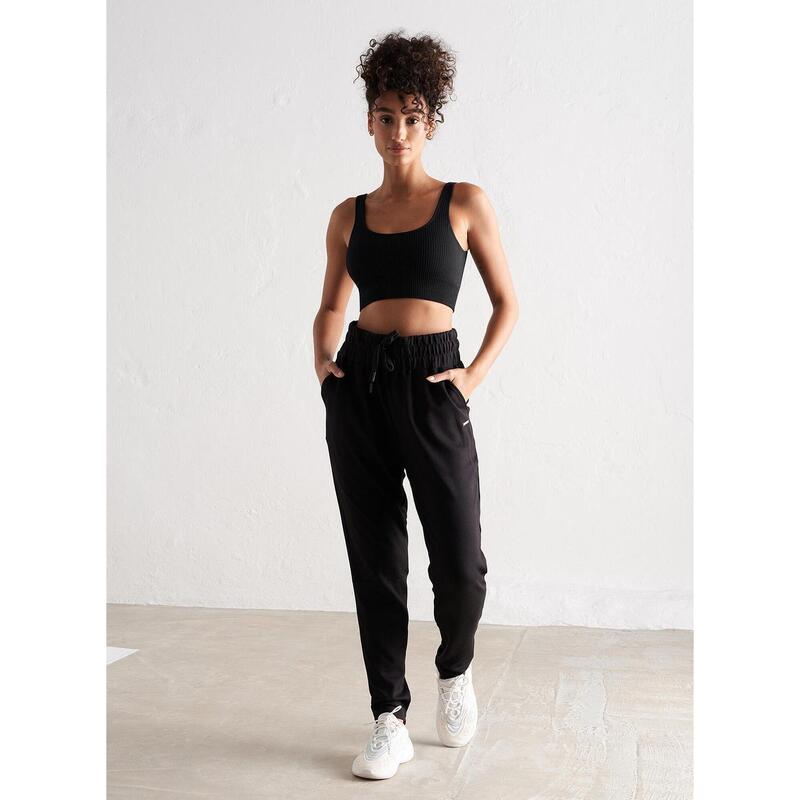 Joggingbroek Comfy Jogging Dames Zwart aim'n