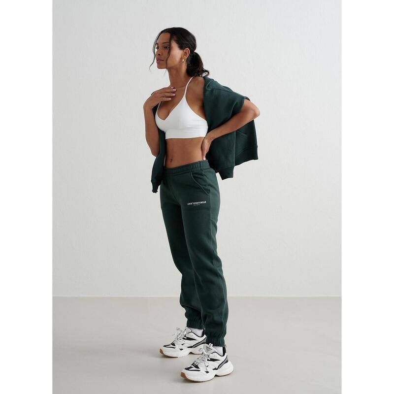 Sweatpants Varsity Classic Gym Yoga Dames Diep Emerald aim'n