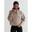 Veste de randonnée femme imperméable beige foncé