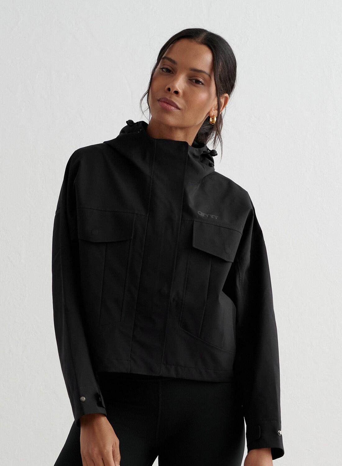 Femme Veste de randonnée Imperméable Noir 2/7