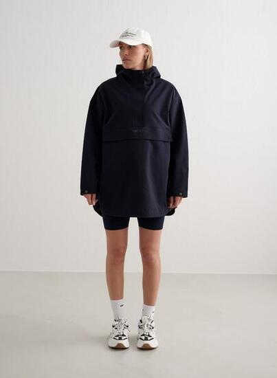 Damen Wandern Jacke Wasserdicht Übergroße Navy Blau