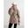 Veste polaire casual femme Pile beige foncé