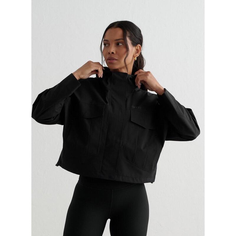 Femme Veste de randonnée Imperméable Noir