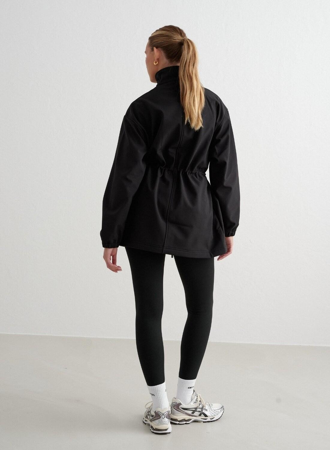 Dames Casual Jas met Fleece voering Wind- en Waterafstotend Zwart 4/7