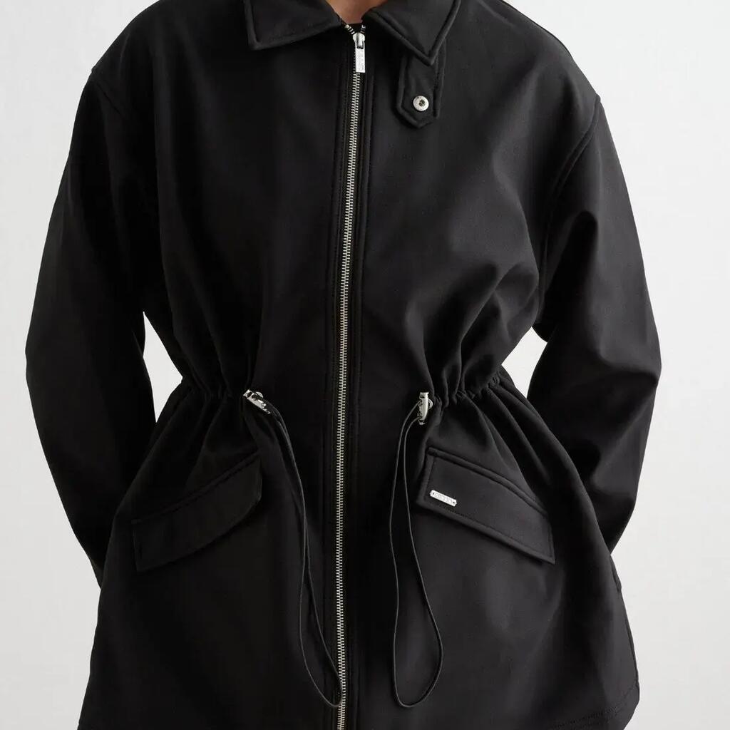 Women's Jacket Fleece-Lined 3-Layer Wind- and Water-Repellent Softshell Black