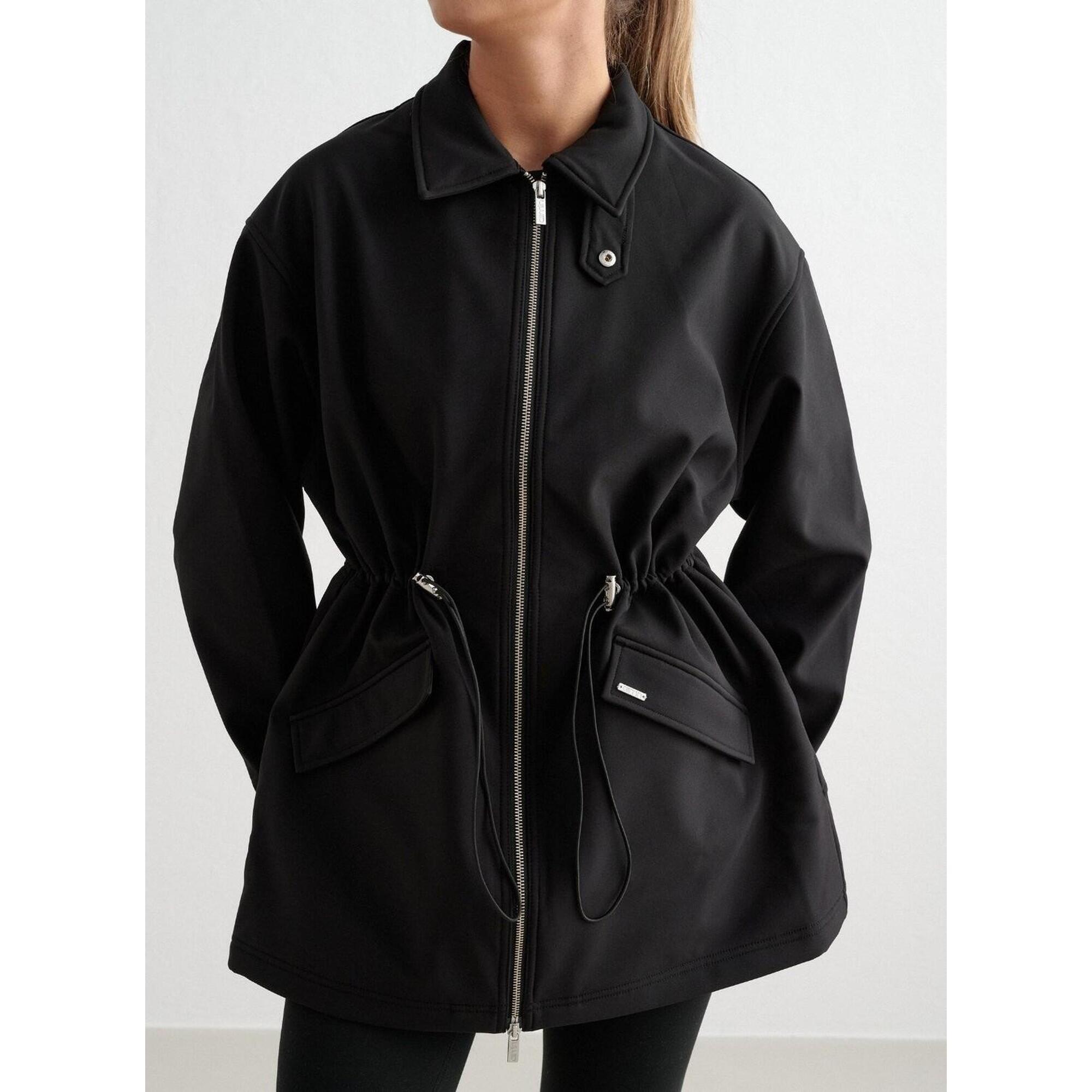 Aim'n - Femme Veste Avec Doublure Polaire Coupe-vent Imperméable Noir - Softshell - Noir - 38 S - Decathlon