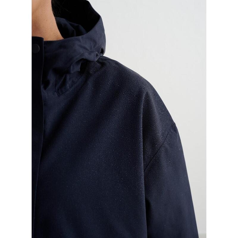 Waterdichte oversized anorak voor dames Navy aim'n