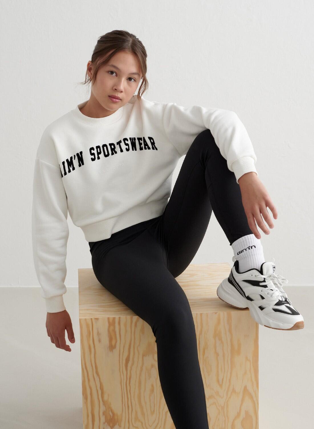 Niña Sudadera Varsity Blanco Roto 4/6
