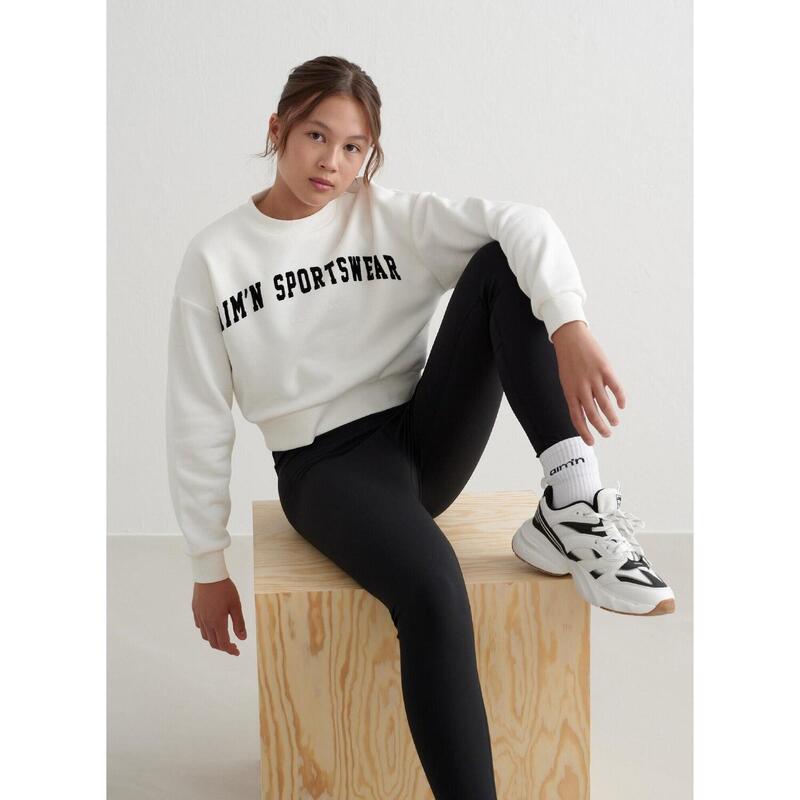 Sweatshirt Young Sweat Varsity Sweatshirt Gym Girls Off-White aim'n