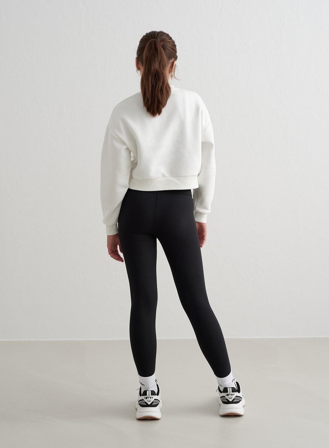 Niña Sudadera Varsity Blanco Roto 3/6