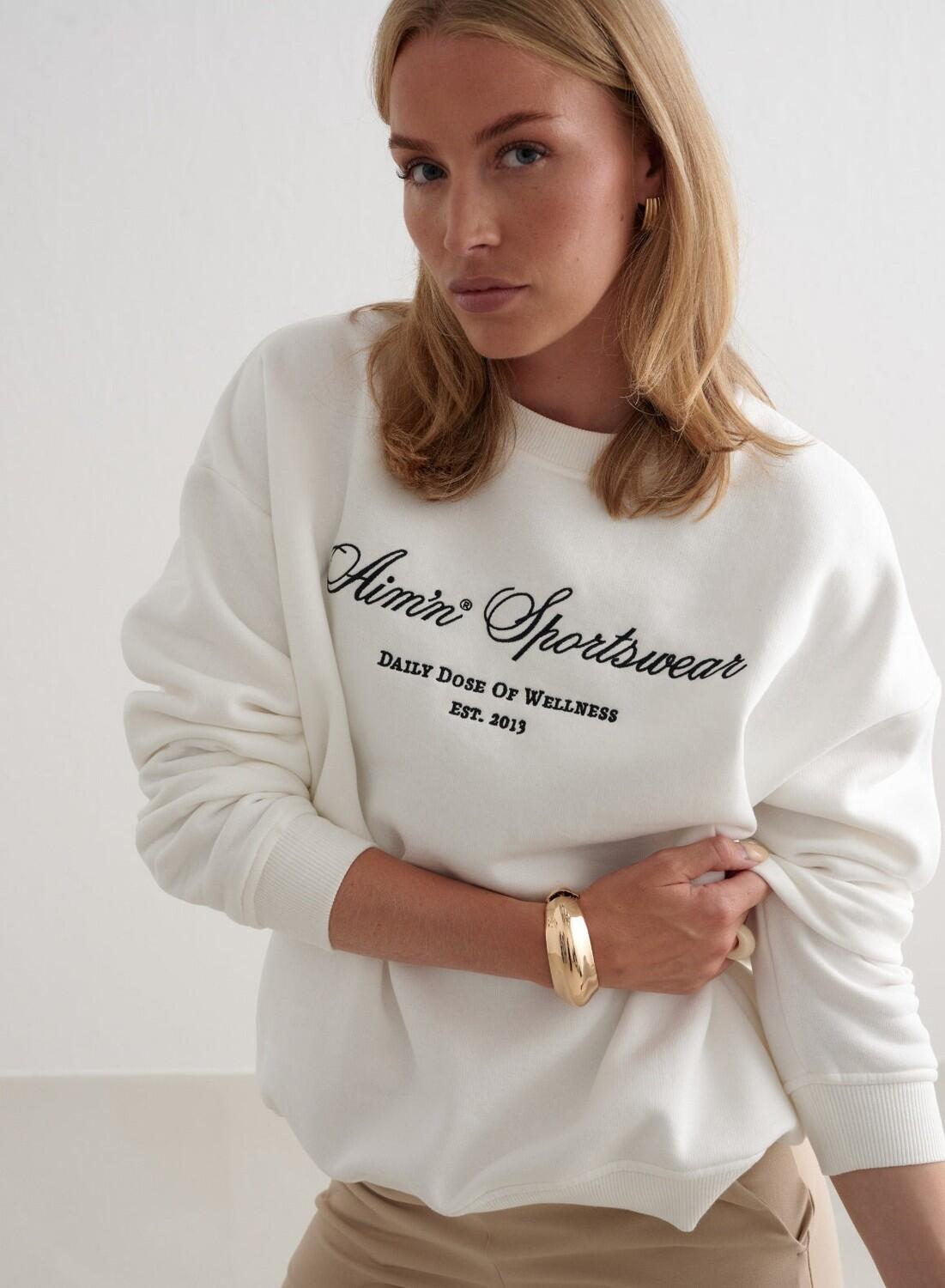 AIM'N Damen Sweatshirt Off-White