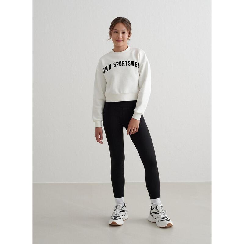 Sweatshirt Young Sweat Varsity Sweatshirt Gym Girls Off-White aim'n