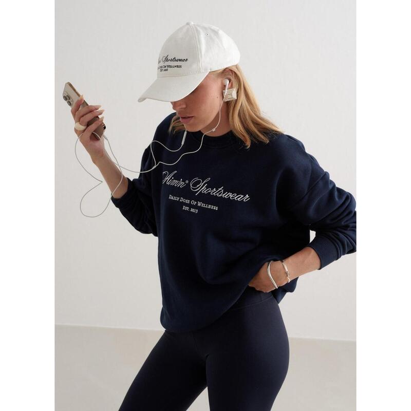 Sweatshirt Heritage Sweatshirt Gym Yoga Dames Navy aim'n