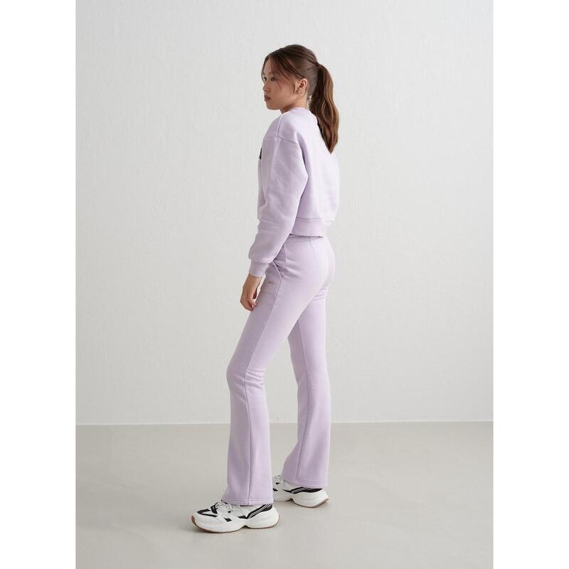 Sweatbroek Young Flare Gym Yoga Meisjes Licht Lavendel aim'n