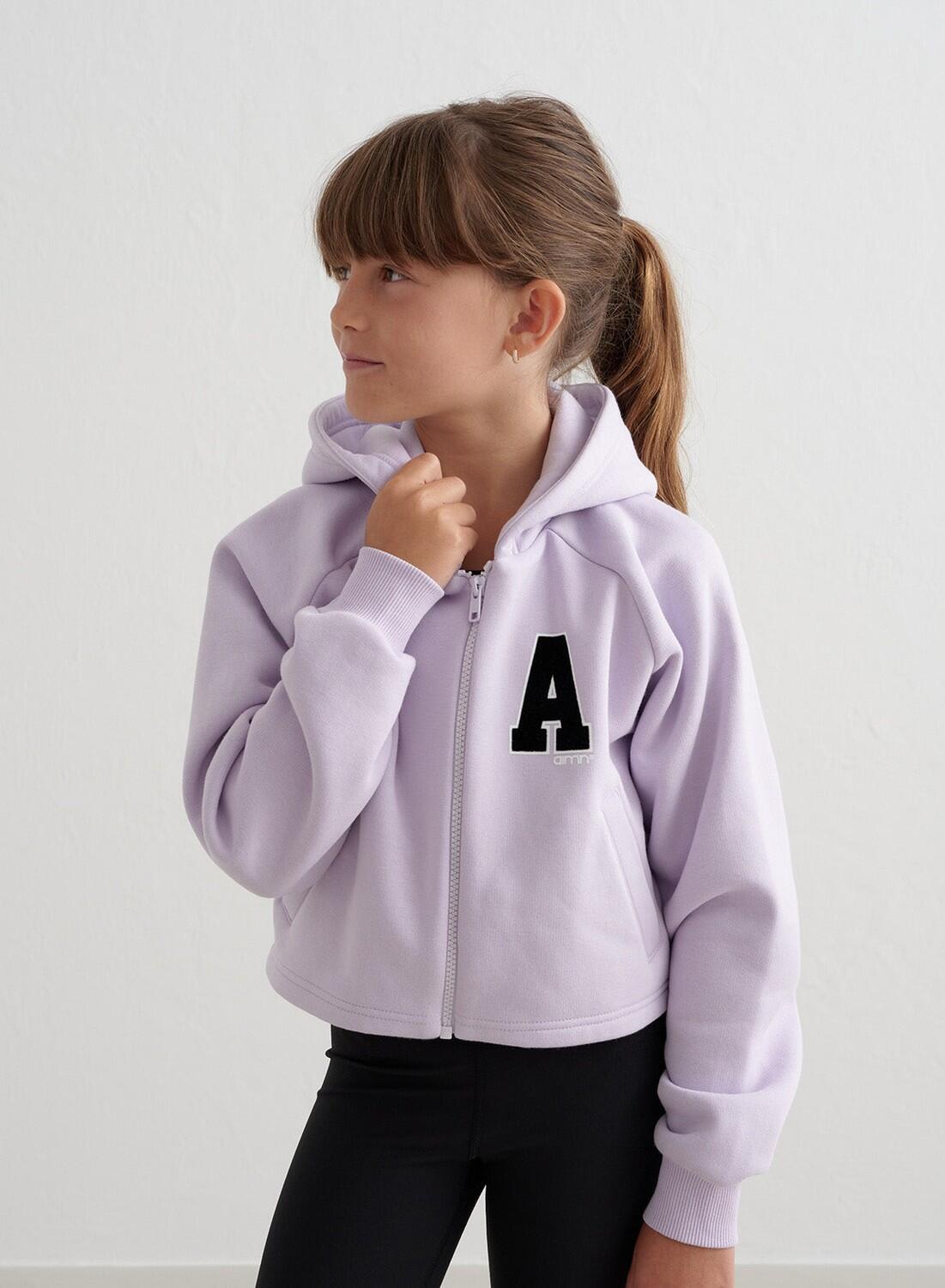 Niña Sudadera con Cremallera Lila Claro AIM N Decathlon