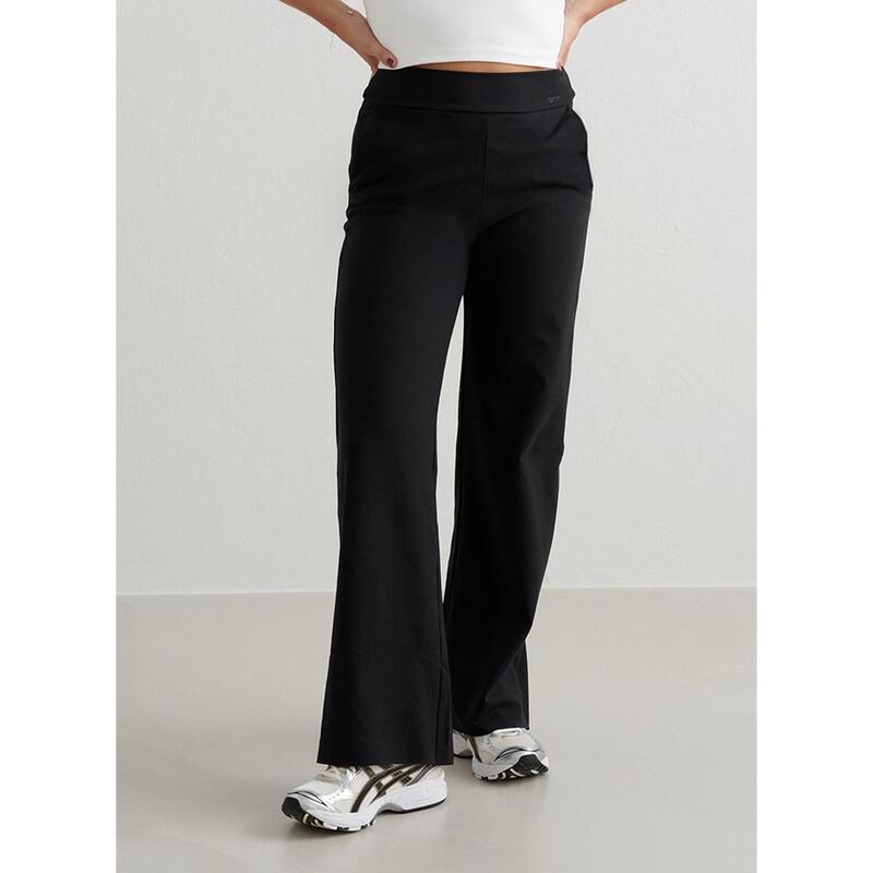 Black Sense Wide Petite Pants