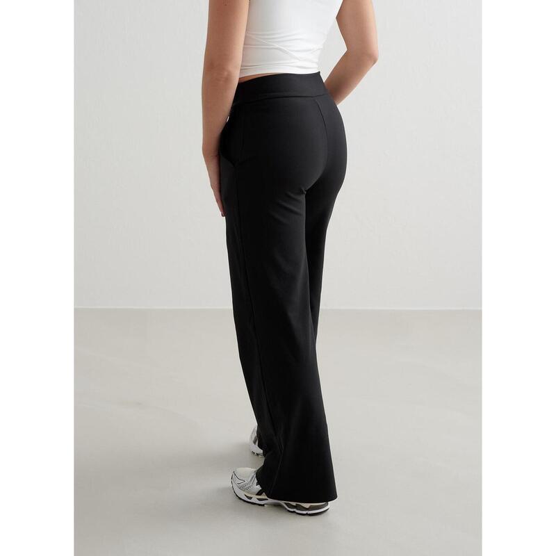 Black Sense Wide Petite Pants