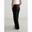 Pantalon de yoga pour femmes Petite jambe large Noir