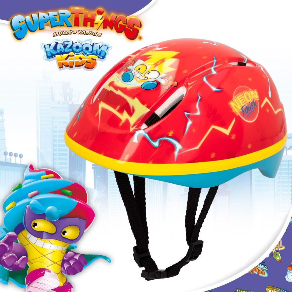 Superthings Capacete com capa 3D Neon Blast 5/7