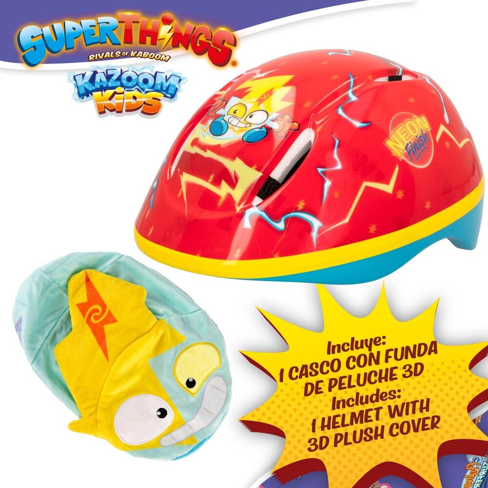 Superthings Capacete com capa 3D Neon Blast 2/7