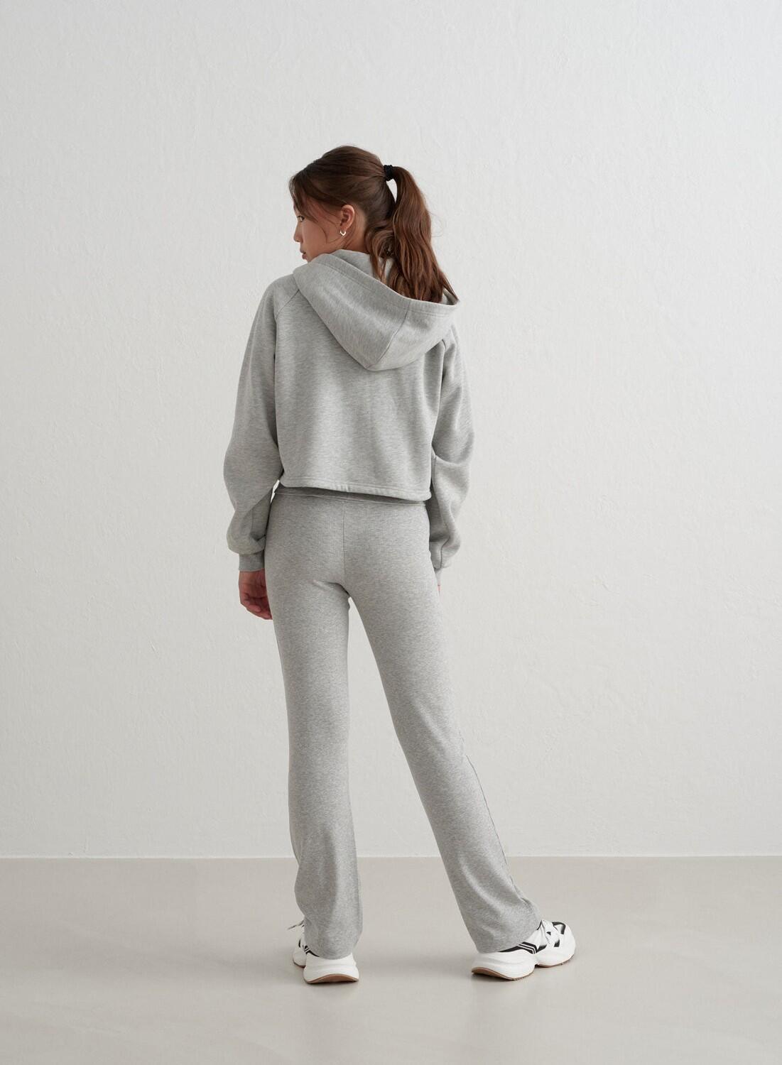 Niña Pantalón de canalé Ligero Gris Jaspeado 5/6