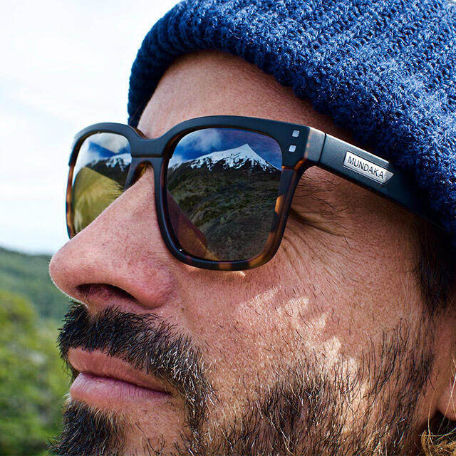 **Lunettes de soleil BELTZ marron mat et noir, CX MARRON - cat.3 - MUNDAKA**
