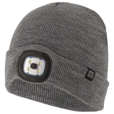 Heatkeeper - Cappello termico + luce LED da uomo - Grigio - Taglia unica - 4