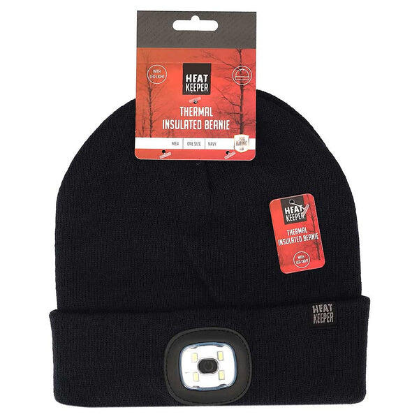 Heatkeeper - Cappello termico + luce LED da uomo - Blu marino - Taglia unica 4/4