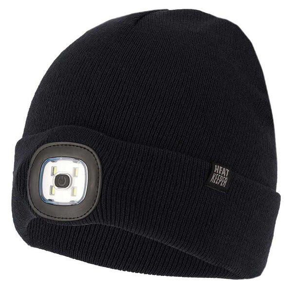 Heatkeeper - Cappello termico + luce LED da uomo - Blu marino - Taglia unica 2/4