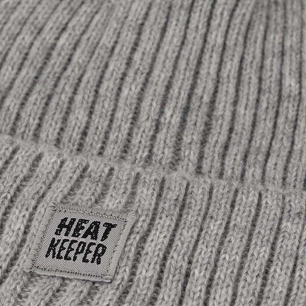 Heatkeeper - Cappello termico + pompon da donna - Grigio - Taglia unica - 2 2/3