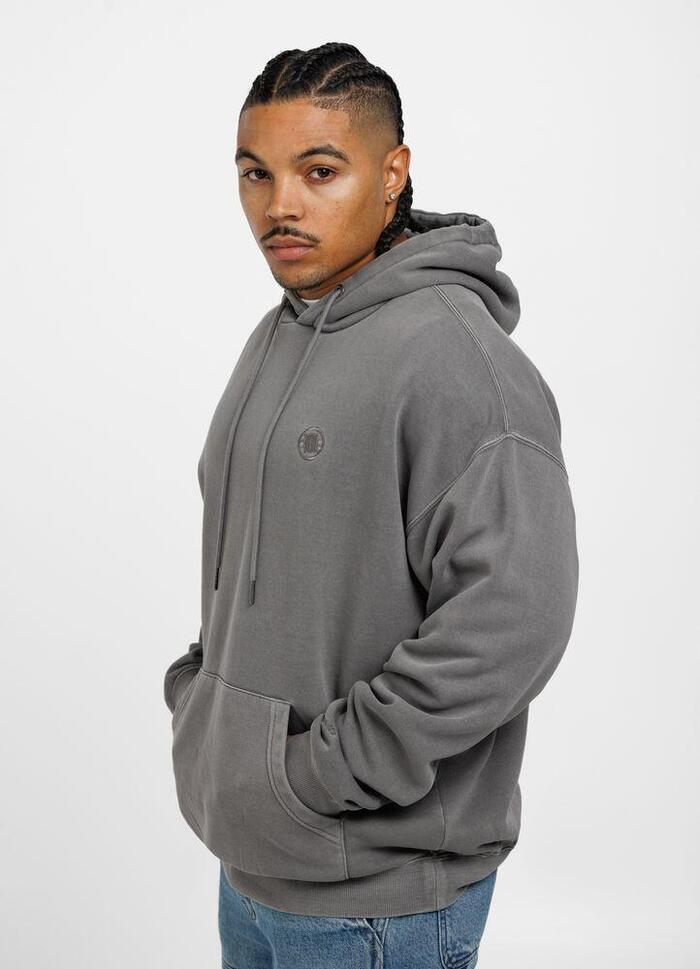 Bluza męska Pitbull z kapturem Washed Lancaster