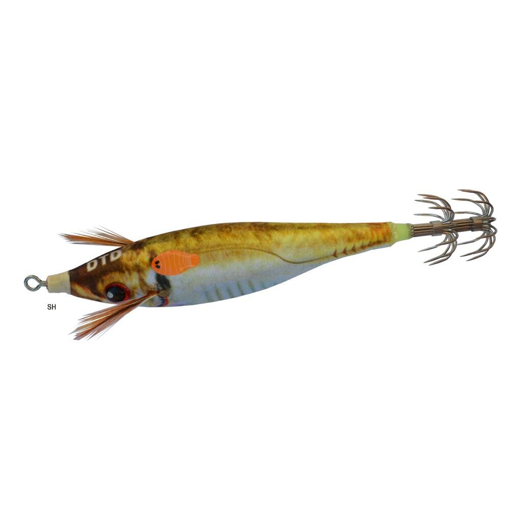 Calamar Eging DTD REAL FISH|CULOARE SUGHERELLO HONEY|EGI 3.0|CORP LUMINOS