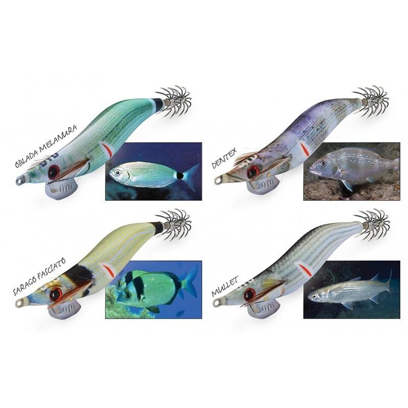 Squid Eging DTD WOUNDED FISH EGI |COLOR NATURAL WEEVER |MM 96 2/4