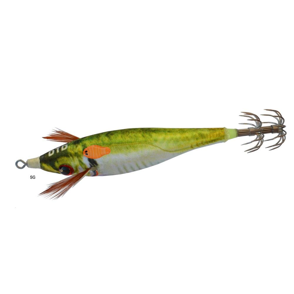 Squid Eging DTD REAL FISH|COLOR SUGHERELLO GREEN|EGI 2.0|BODY LUMINOUS 1/1