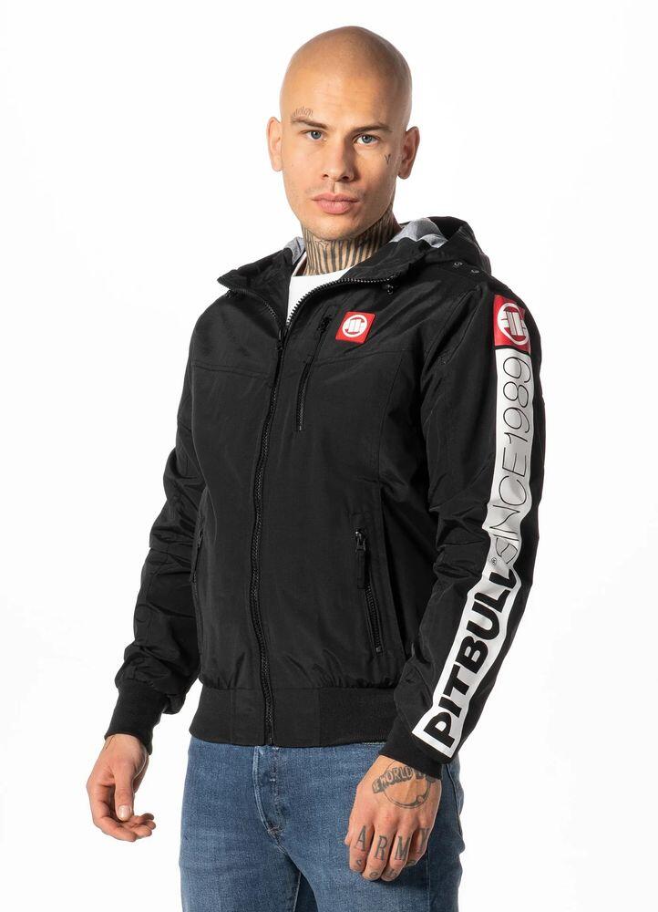 Kurtka przejściowa męska Pitbull z kapturem Cabrillo Summer 1/7